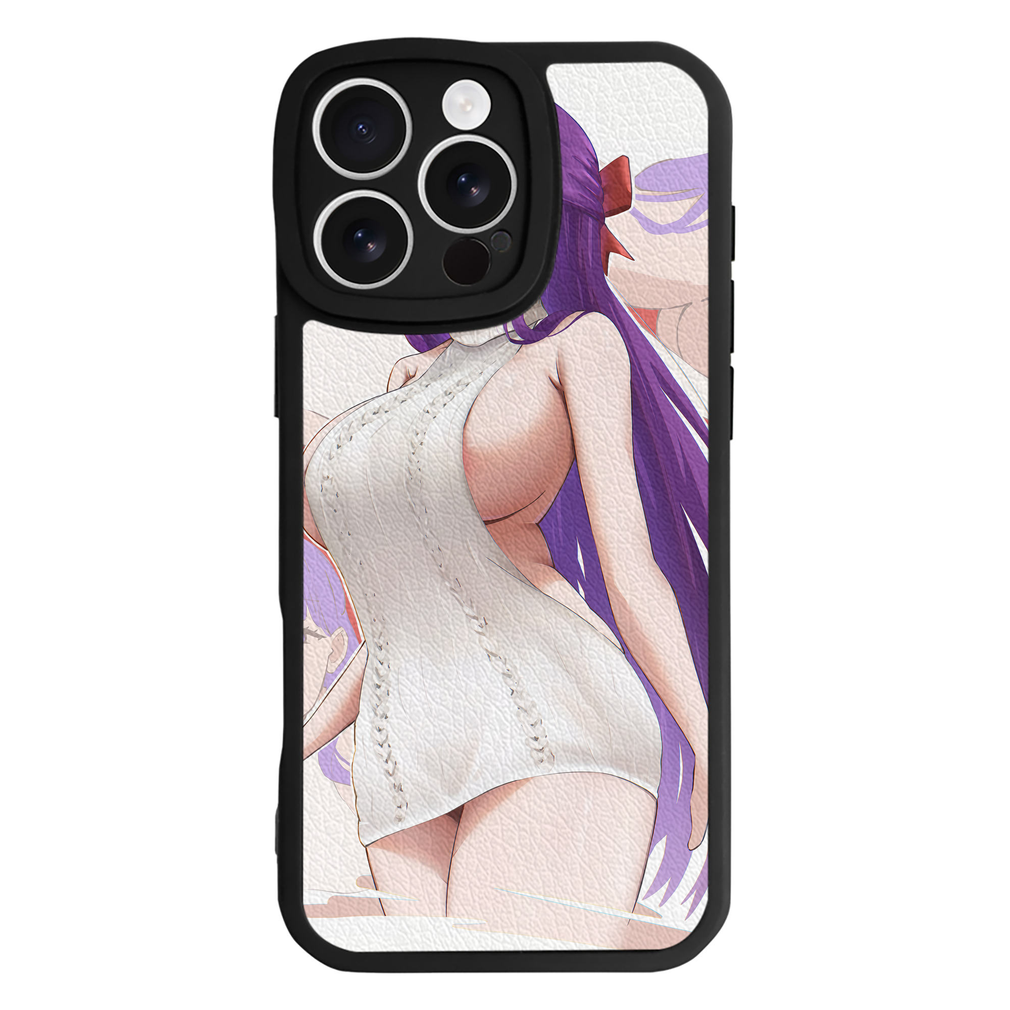 （画像用） 葬送のフリーレン Frieren 【iPhone 16シリーズ対応】シリコンスマホケース（レザー調） 材質：シリコン